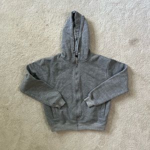 ISawItFirst grey zip up sweatshirt